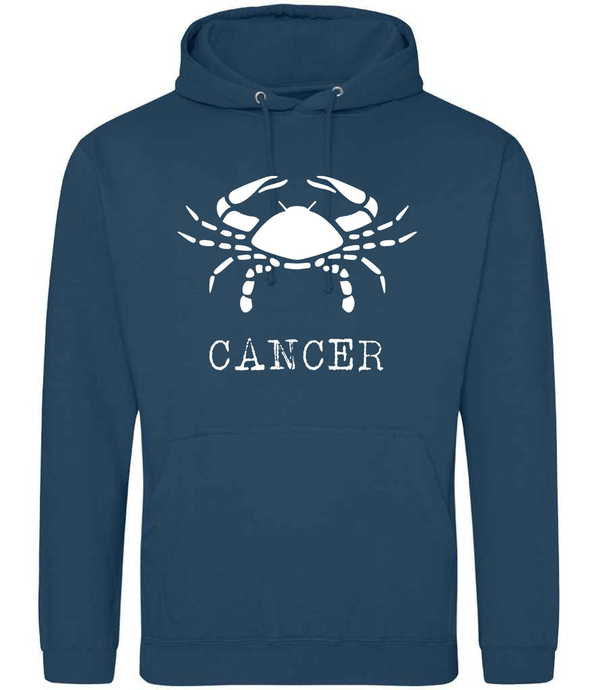 Cancer hoodie in ink blue