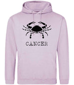 Cancer hoodie in lilac