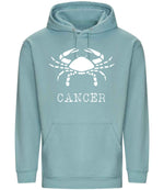 Cancer hoodie in seafoam