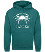 Cancer hoodie in teal