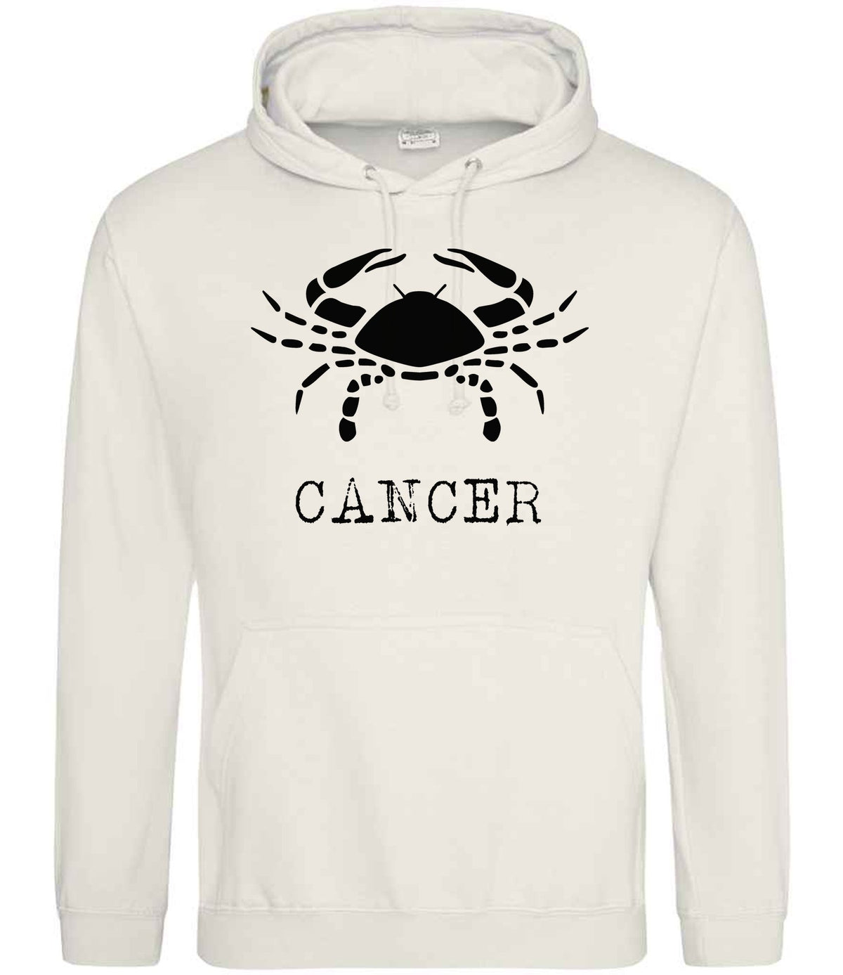 Cancer hoodie in vanilla milkshake