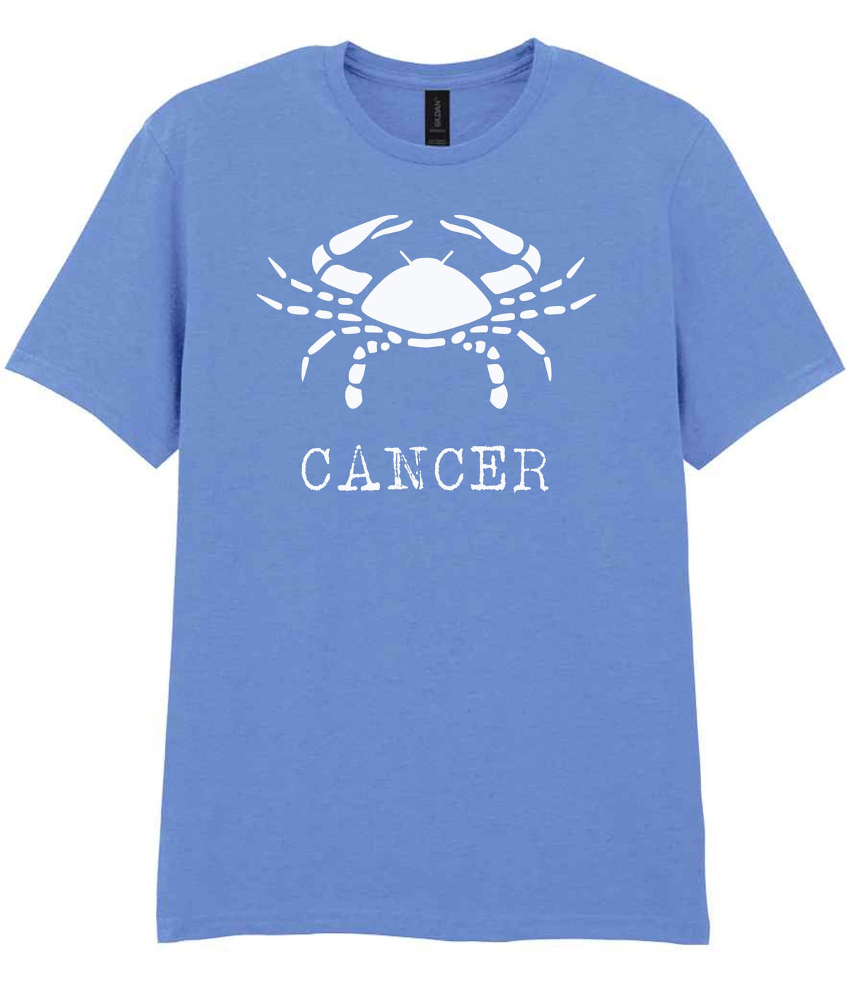 Cancer t-shirt in carolina blue