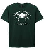 Cancer t-shirt in forest green