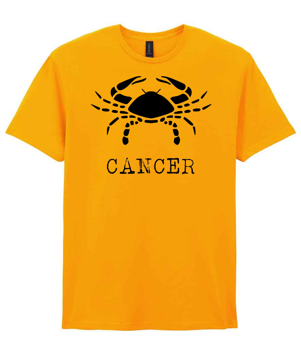 Cancer t-shirt in gold