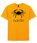 Cancer t-shirt in gold