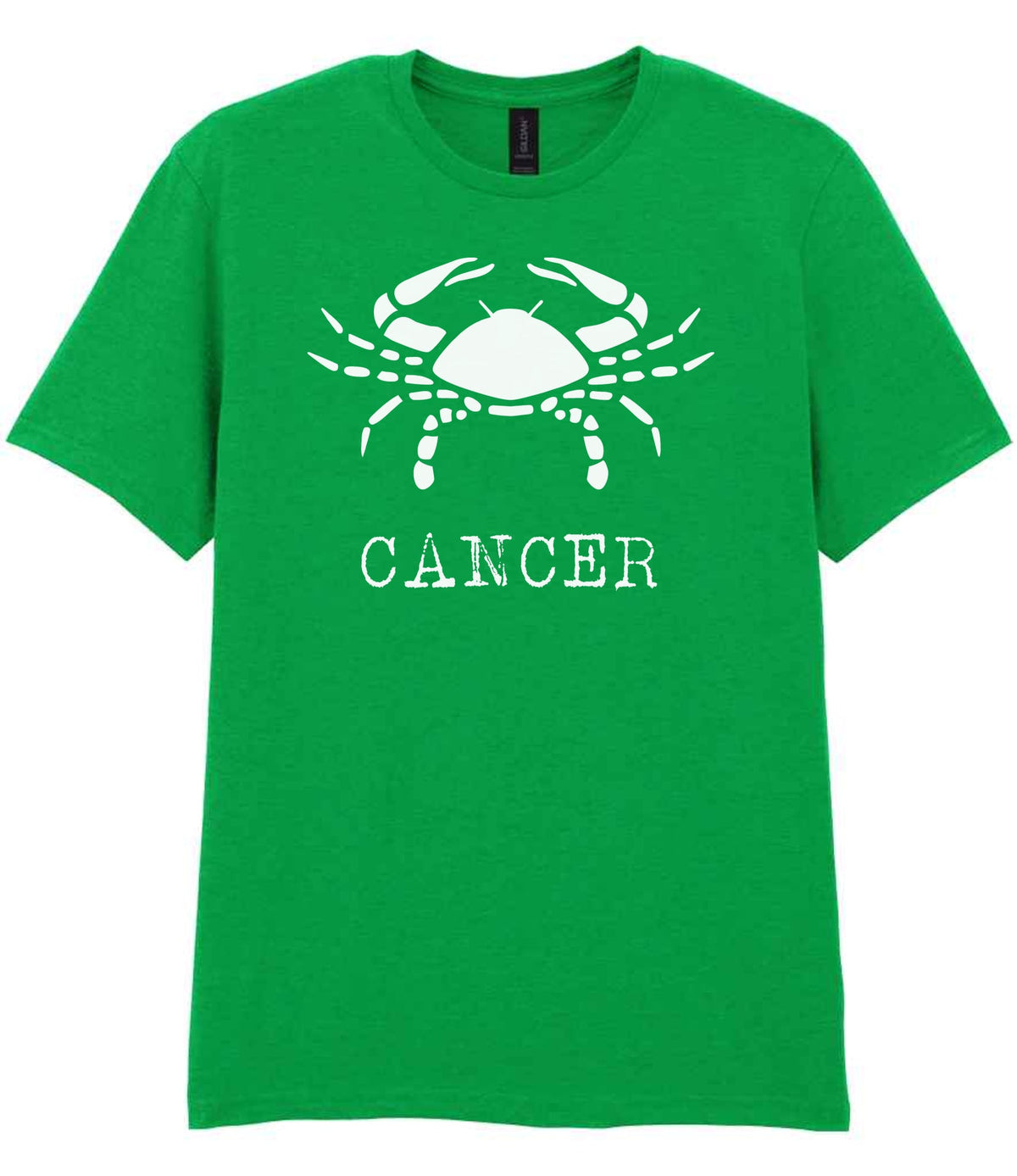 Cancer t-shirt in irish green