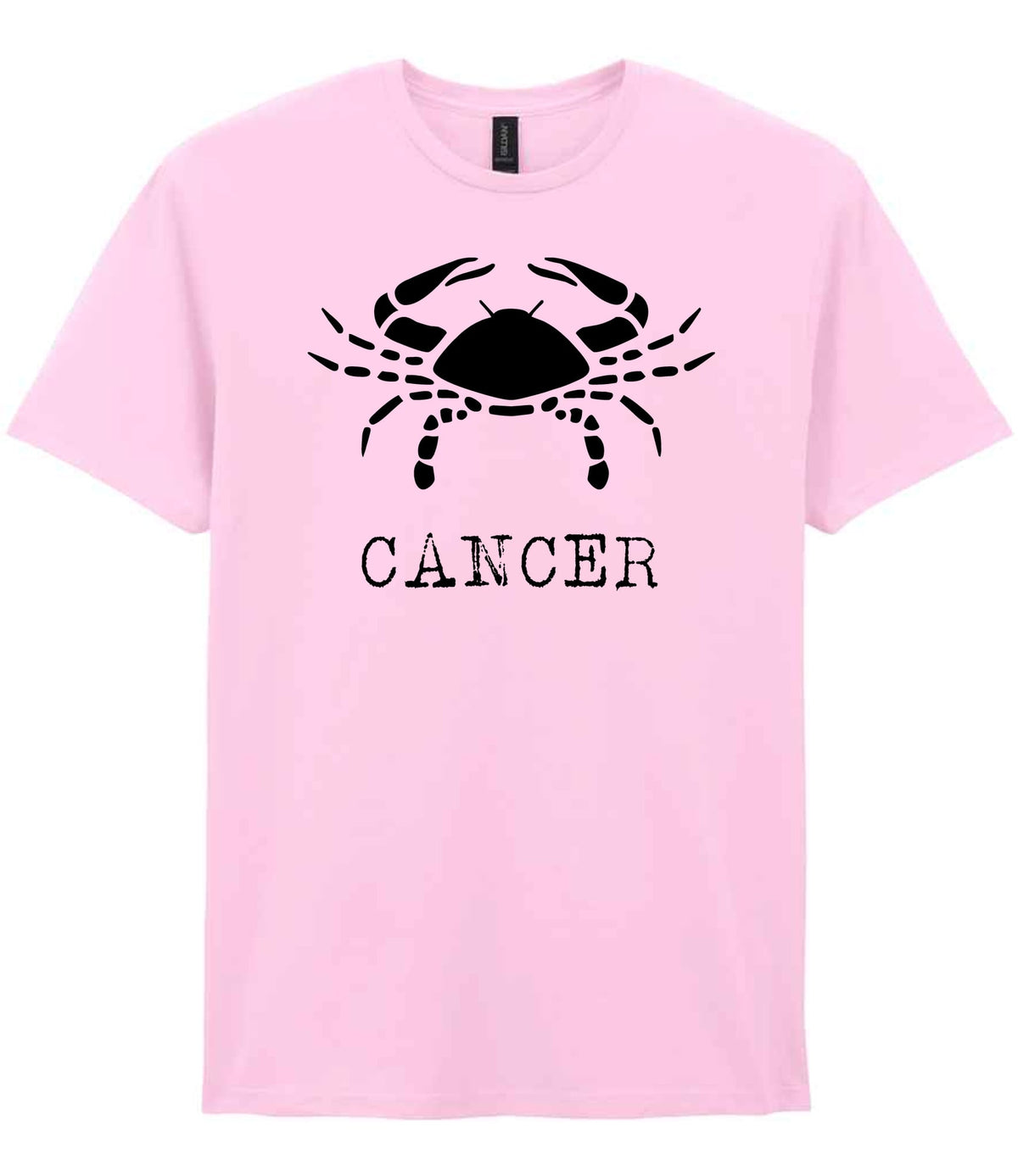 Cancer t-shirt in light pink