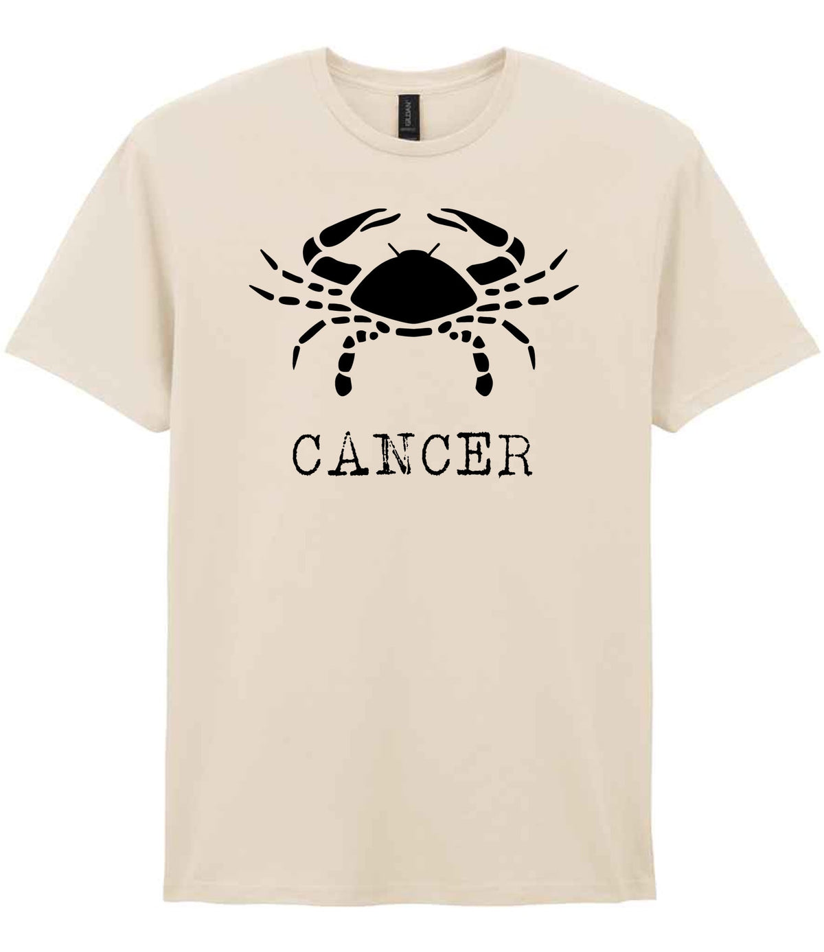 Cancer t-shirt in natural