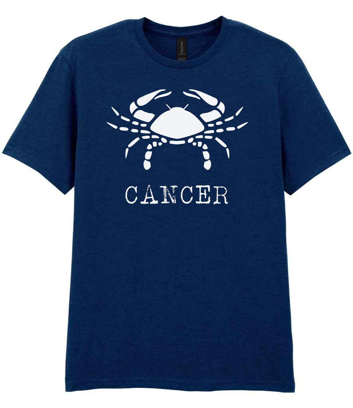 Cancer t-shirt in navy