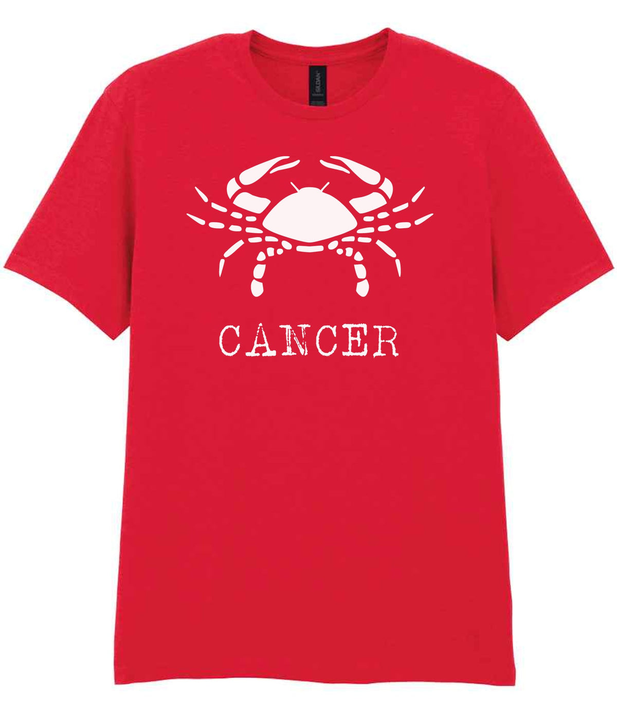 Cancer t-shirt in red