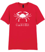 Cancer t-shirt in red