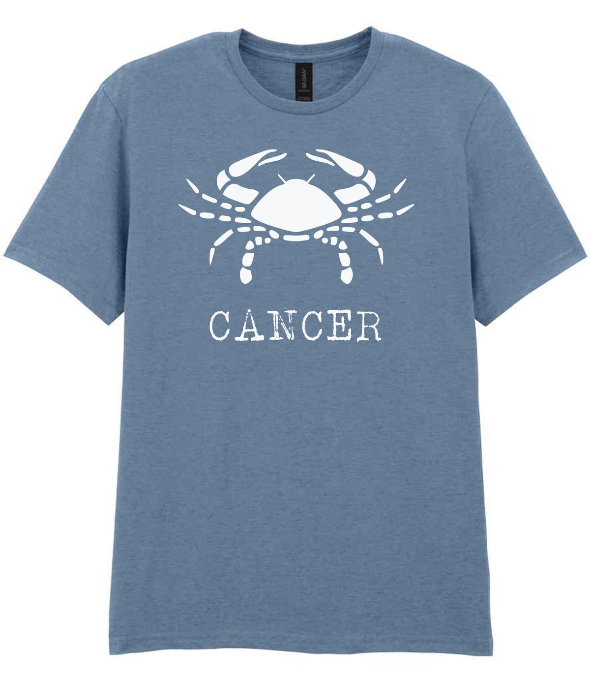 Cancer t-shirt in stone blue