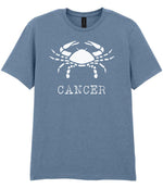 Cancer t-shirt in stone blue