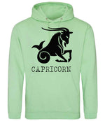 Capricorn hoodie in apple green