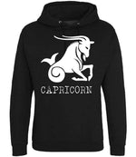 Capricorn hoodie in black smoke