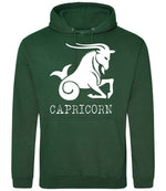 Capricorn hoodie in bottle green