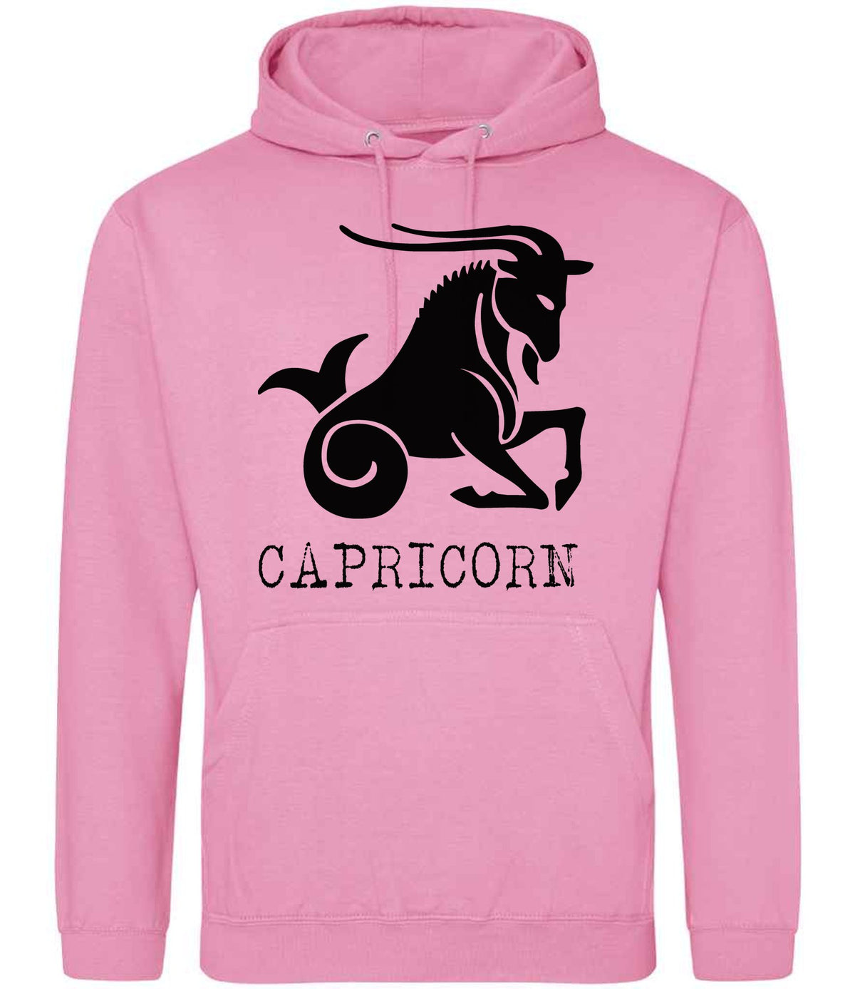 Capricorn hoodie in candyfloss pink