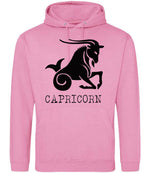 Capricorn hoodie in candyfloss pink