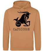 Capricorn hoodie in caramel latte