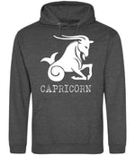 Capricorn hoodie in charcoal