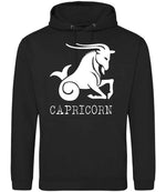 Capricorn hoodie in deep black