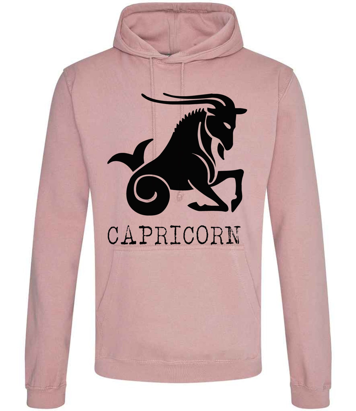 Capricorn hoodie in dusty pink