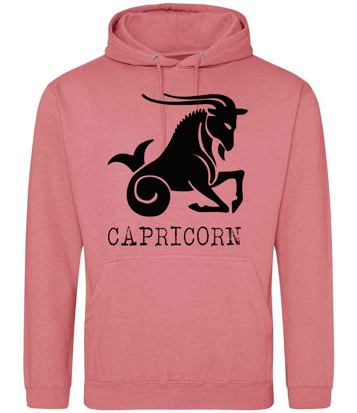 Capricorn hoodie in dusty rose