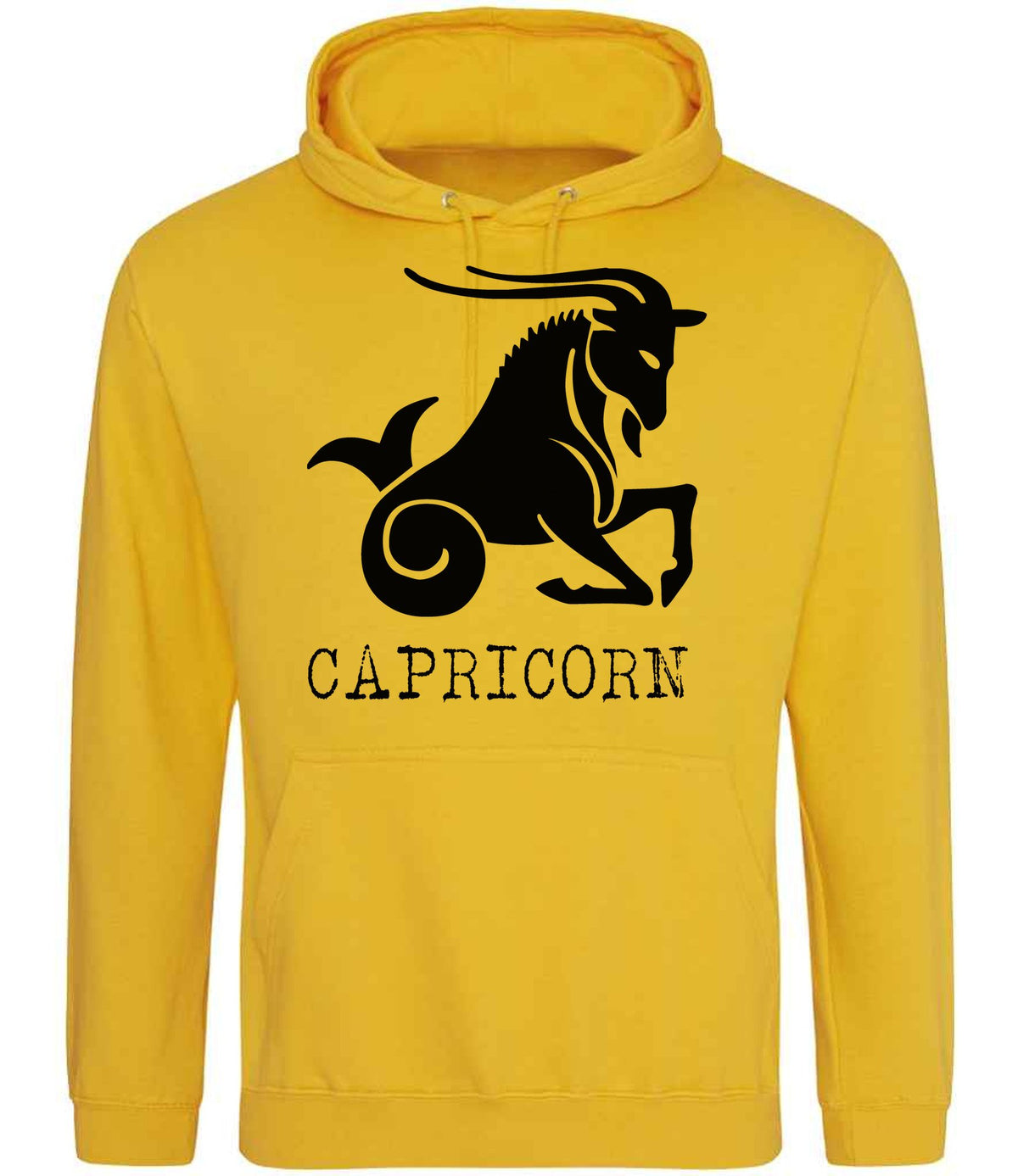 Capricorn hoodie in gold