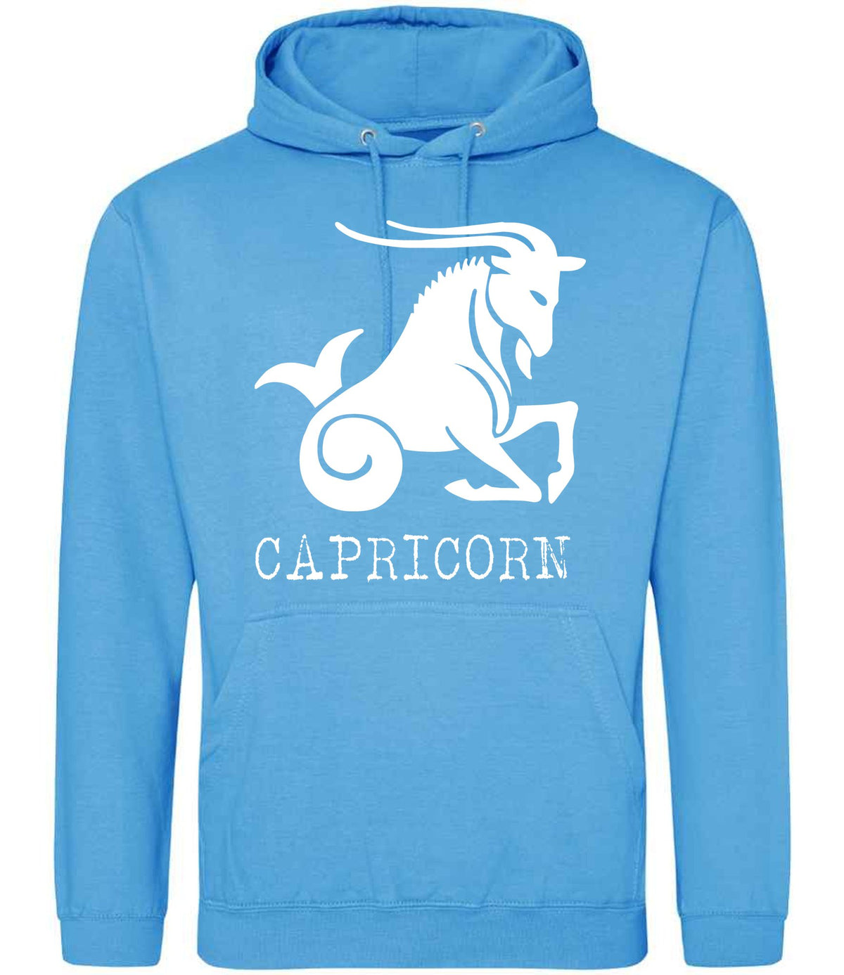 Capricorn hoodie in hawaiian blue