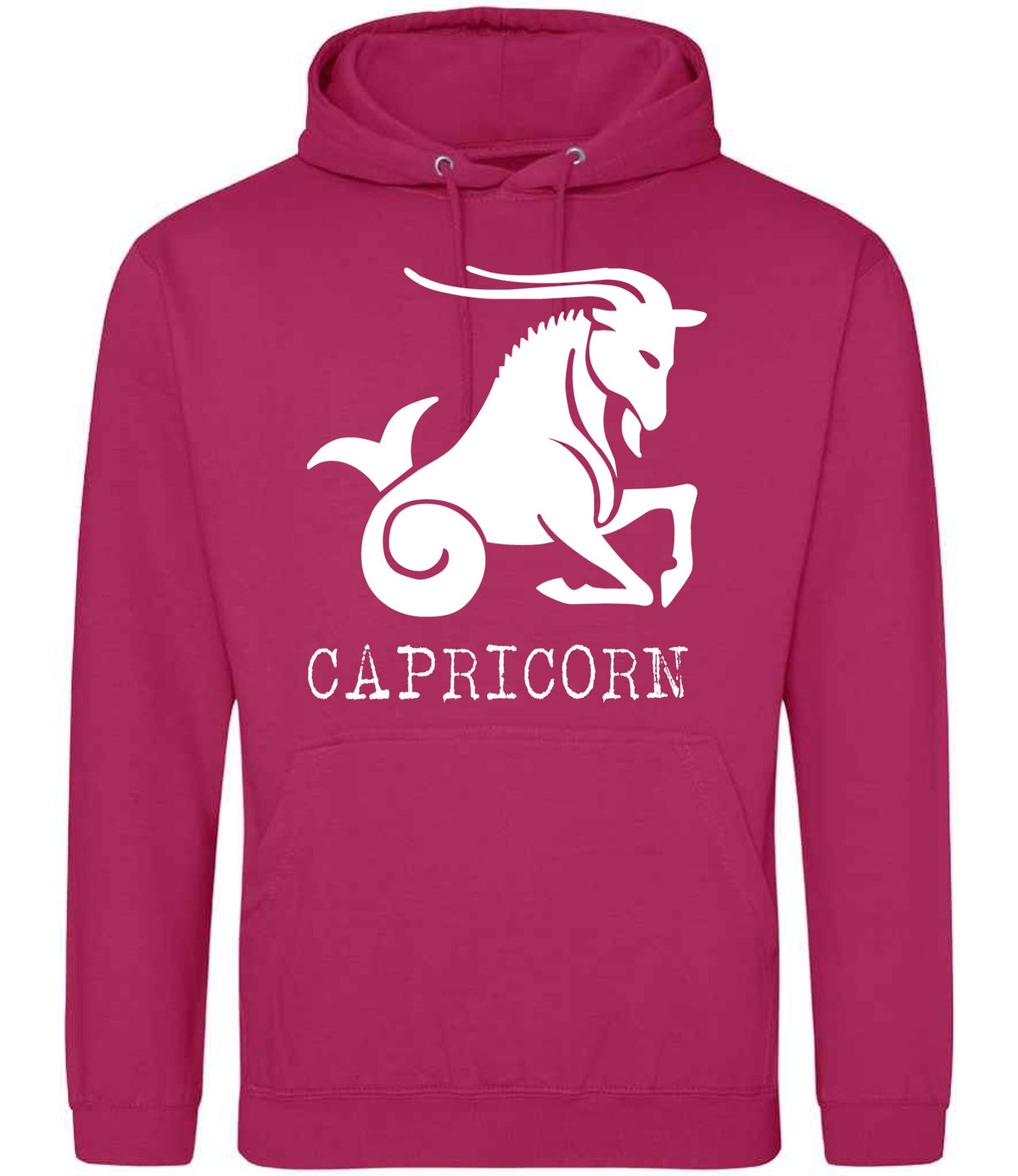 Capricorn hoodie in hot pink