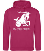 Capricorn hoodie in hot pink