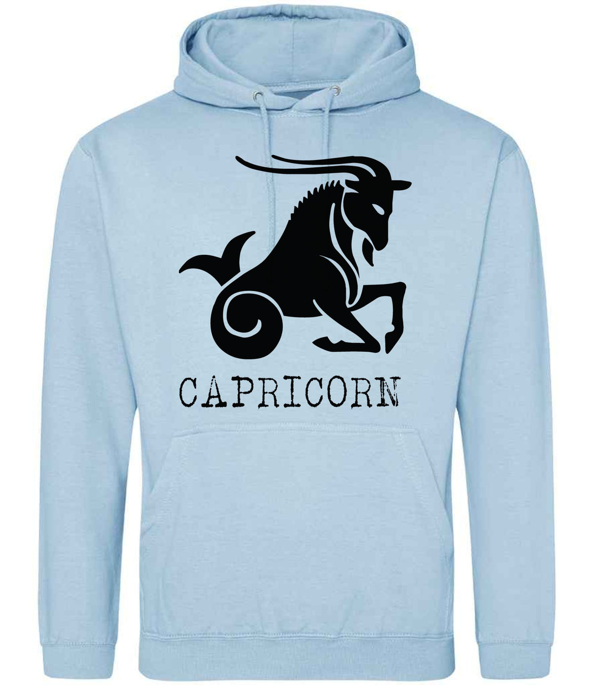 Capricorn hoodie in ice blue