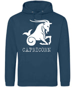 Capricorn hoodie in ink blue