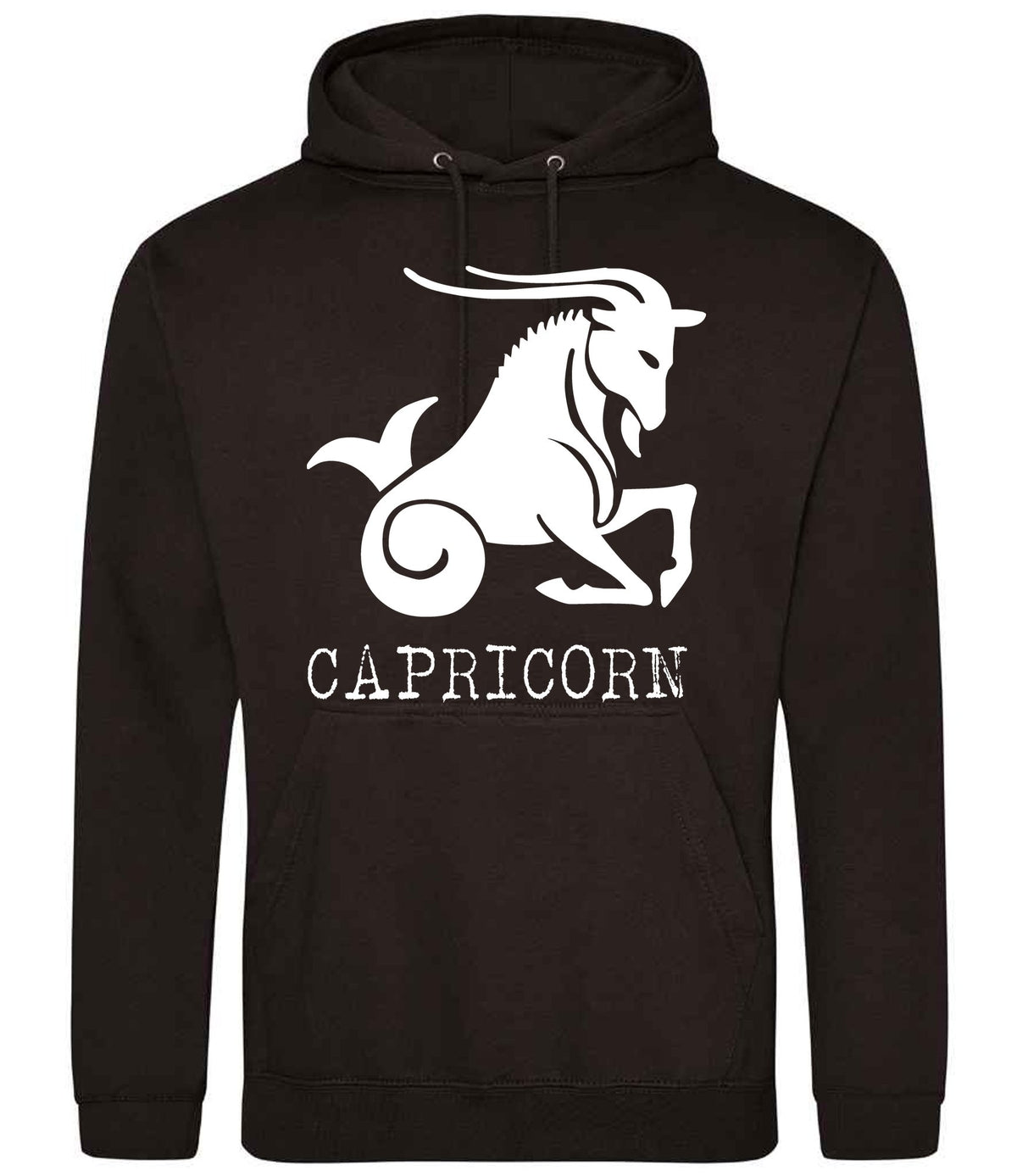 Capricorn hoodie in jet black