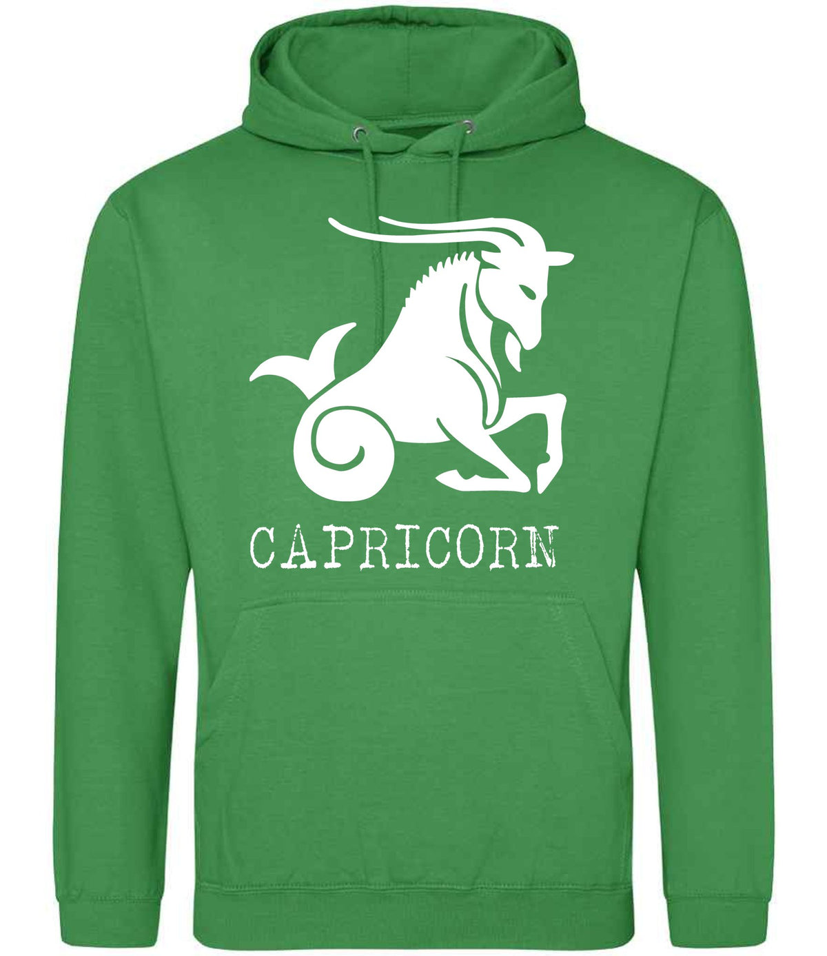 Capricorn hoodie in kelly green