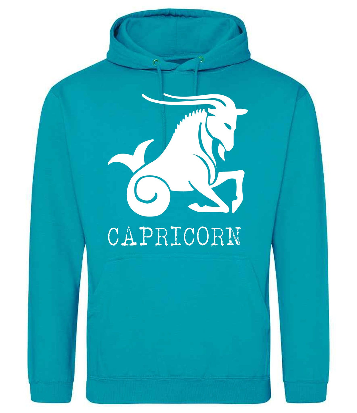 Capricorn hoodie in lagoon blue