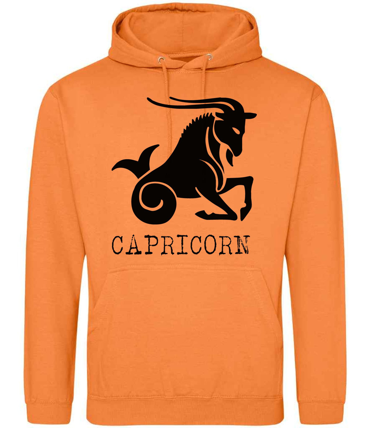 Capricorn hoodie in light orange