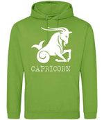 Capricorn hoodie in lime green