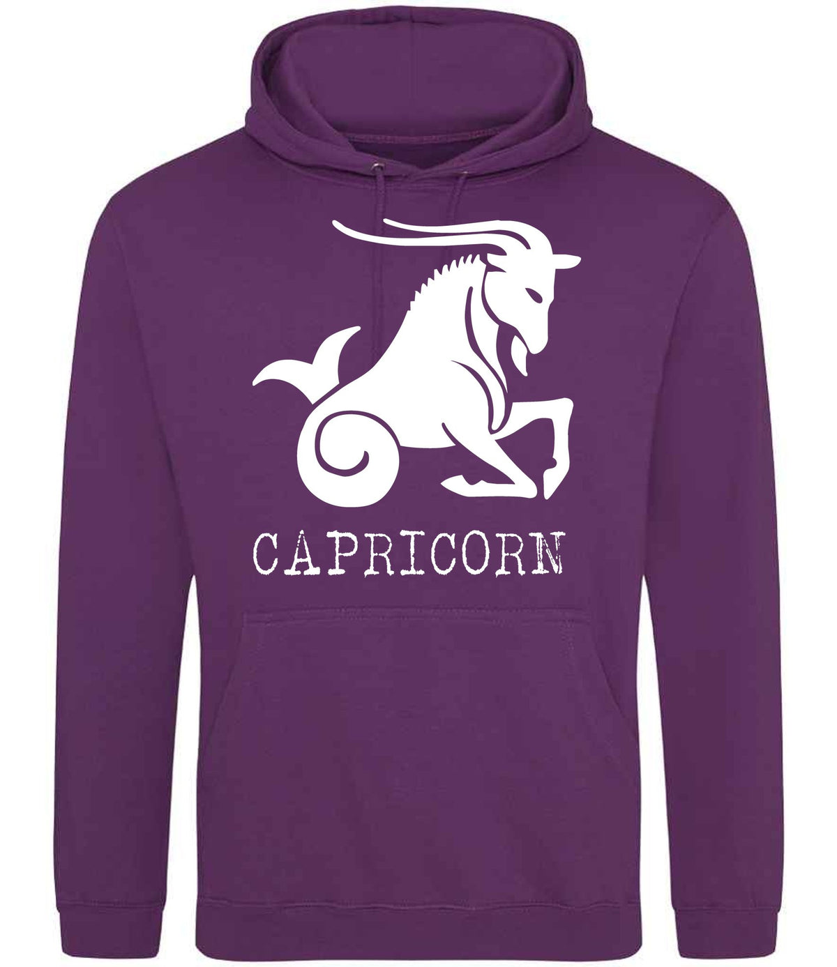 Capricorn hoodie in magenta magic