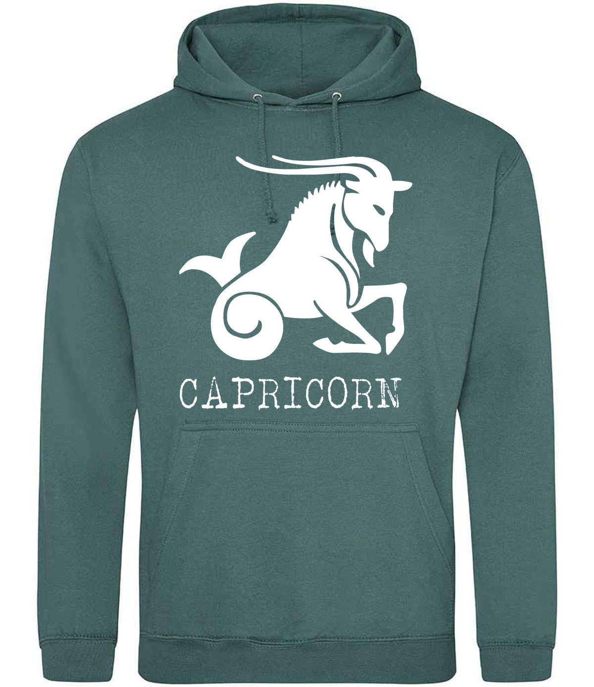 Capricorn hoodie in moss green