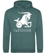 Capricorn hoodie in moss green