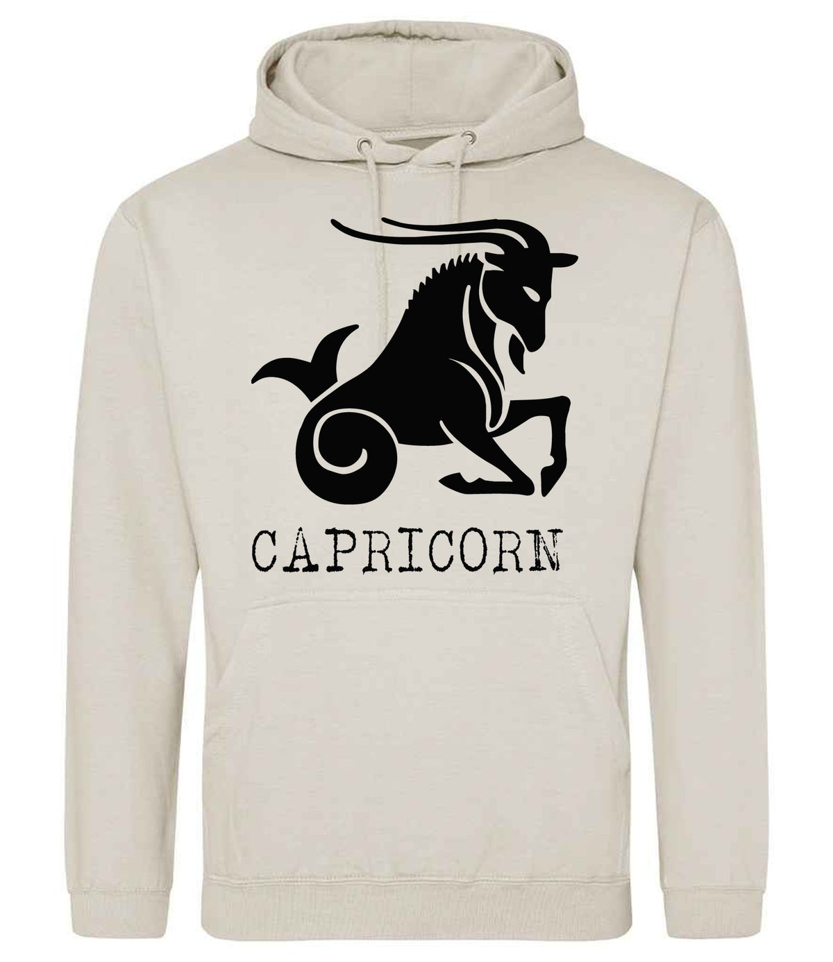 Capricorn hoodie in natural stone