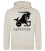 Capricorn hoodie in natural stone