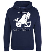 Capricorn hoodie in navy smoke