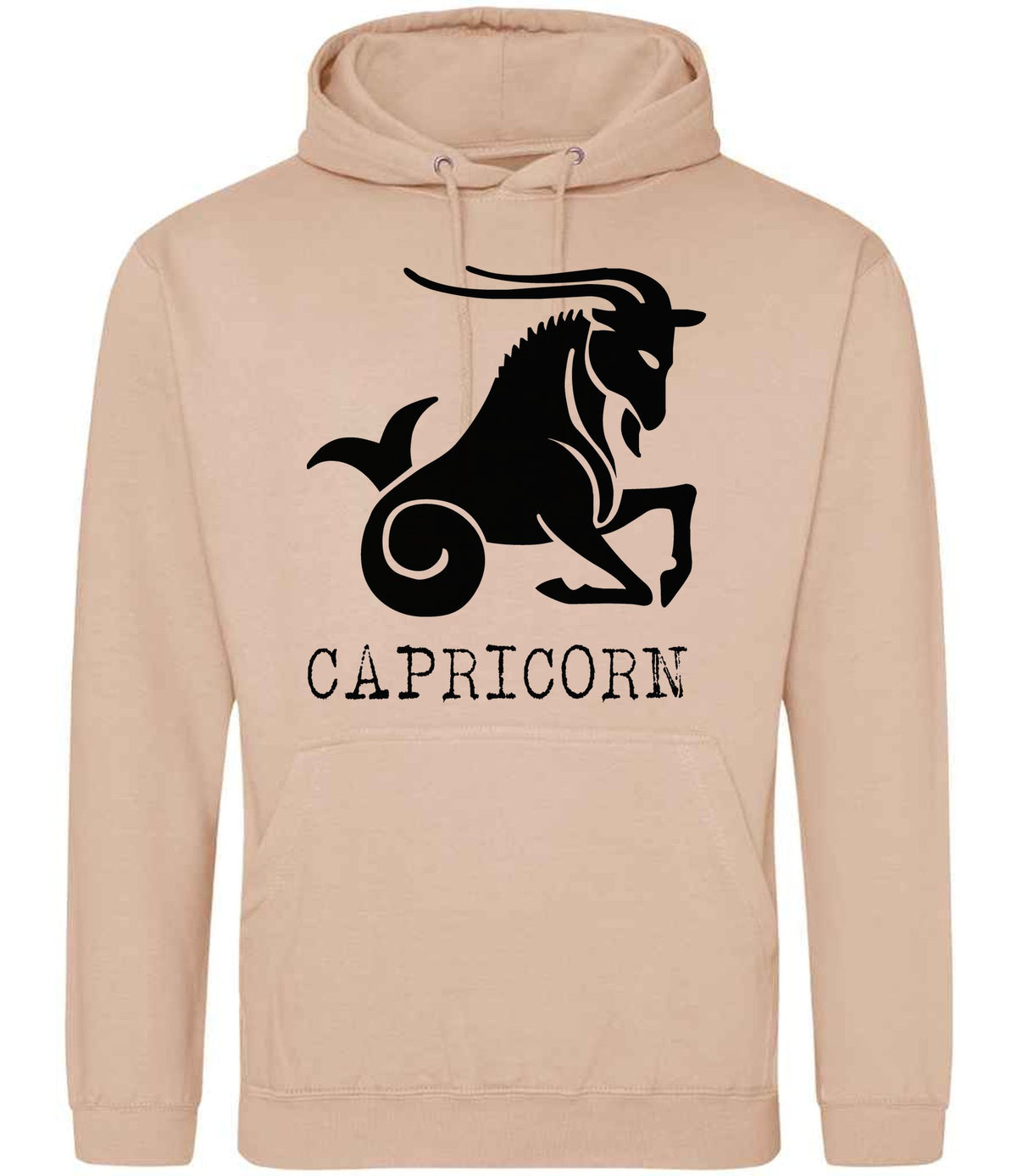 Capricorn hoodie in peach perfect