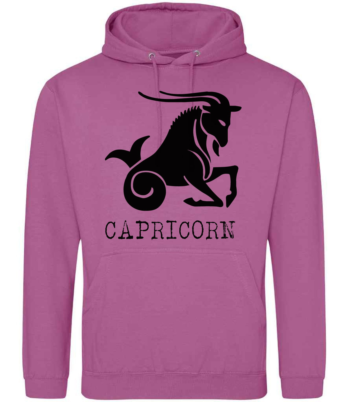 Capricorn hoodie in pinky purple