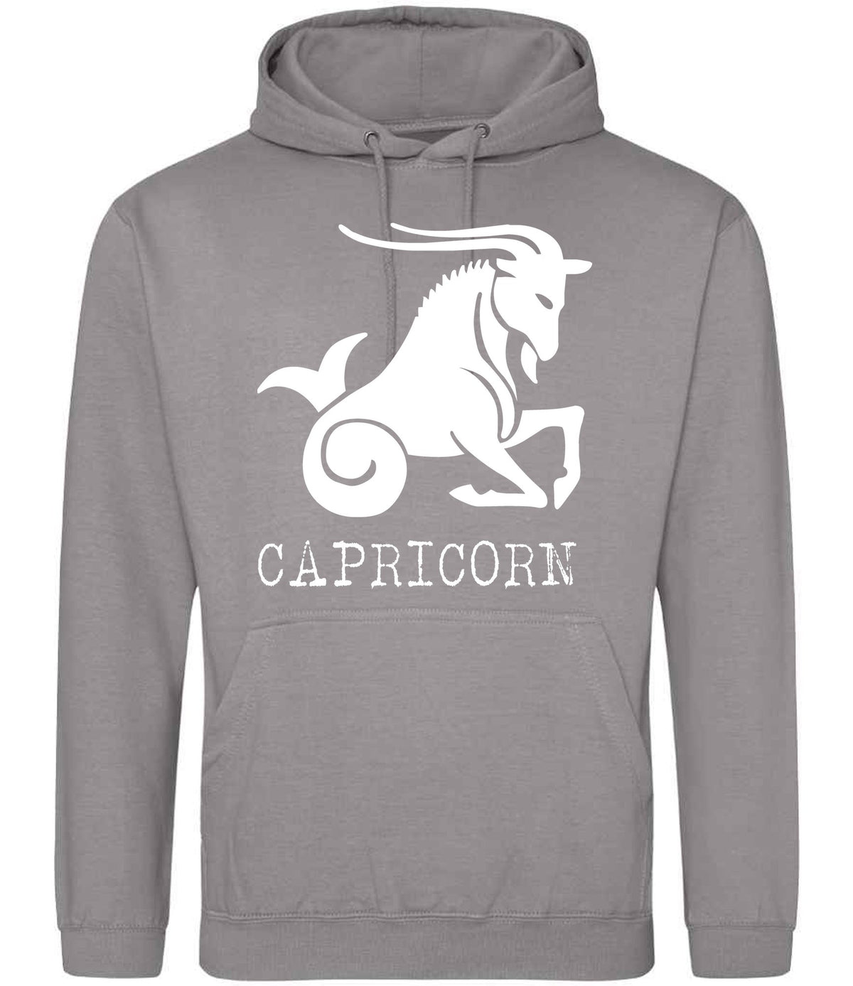 Capricorn hoodie in platinum grey