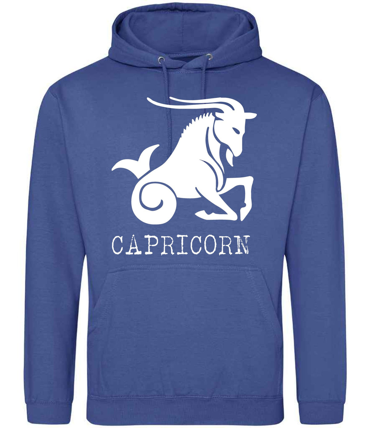 Capricorn hoodie in royal blue