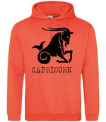 Capricorn hoodie in soft red