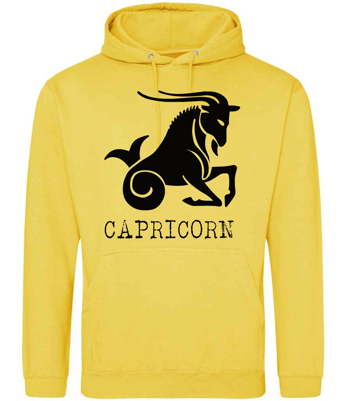 Capricorn hoodie in sun yellow